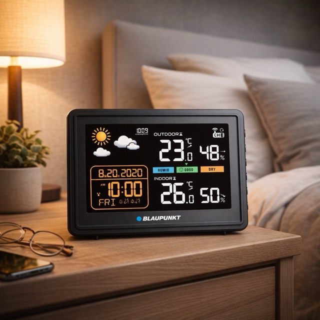 Jakie funkcje powinna mieć dobra stacja pogodowa? Sprawdzamy modele z Blaupunkt