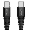 Kabel USB-C CL-159 Savio 1m QC 3.0 PD Paracord Szybkie ładowanie