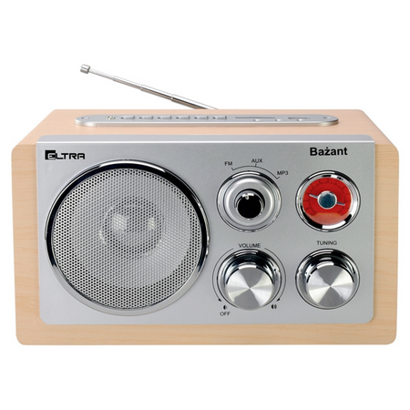 Radio Eltra Bażant drewno jasny buk