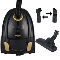 ODKURZACZ TRADYCYJNY WORKOWY ZELMER ZVC250 EDEK 800W 2,5L CZARNO ZŁOTY