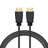 Kabel Savio Cl-06 Hdmi 3M Czarny Złote Końcówki V1.4 High Speed Ethernet/3D