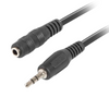PRZEDŁUŻACZ AUX AUDIO JACK 3,5 MM LIBOX 1,5M CZARNY LB0120