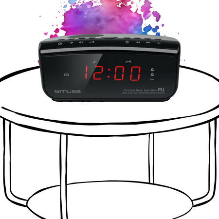 Radiobudzik Muse M-12 CR