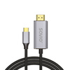 Kabel USB-C HDMI CL-170 Savio 1m 4K 60HZ HDR Miedziany Pozłacane styki Plug&Play