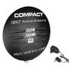 Antena TV zewnętrzna dookólna Compact DVB-T czarna