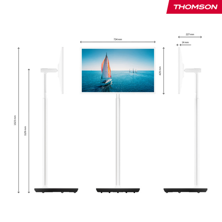 Telewizor LED Go TV Thomson 32HA4M44 32" zasilanie akumulatorowe