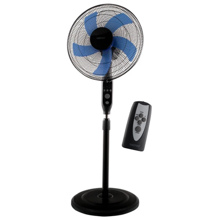 WENTYLATOR STOJĄCY ZELMER ZRF1450 50W 40CM PILOT TIMER OSCYLACJA CZARNY