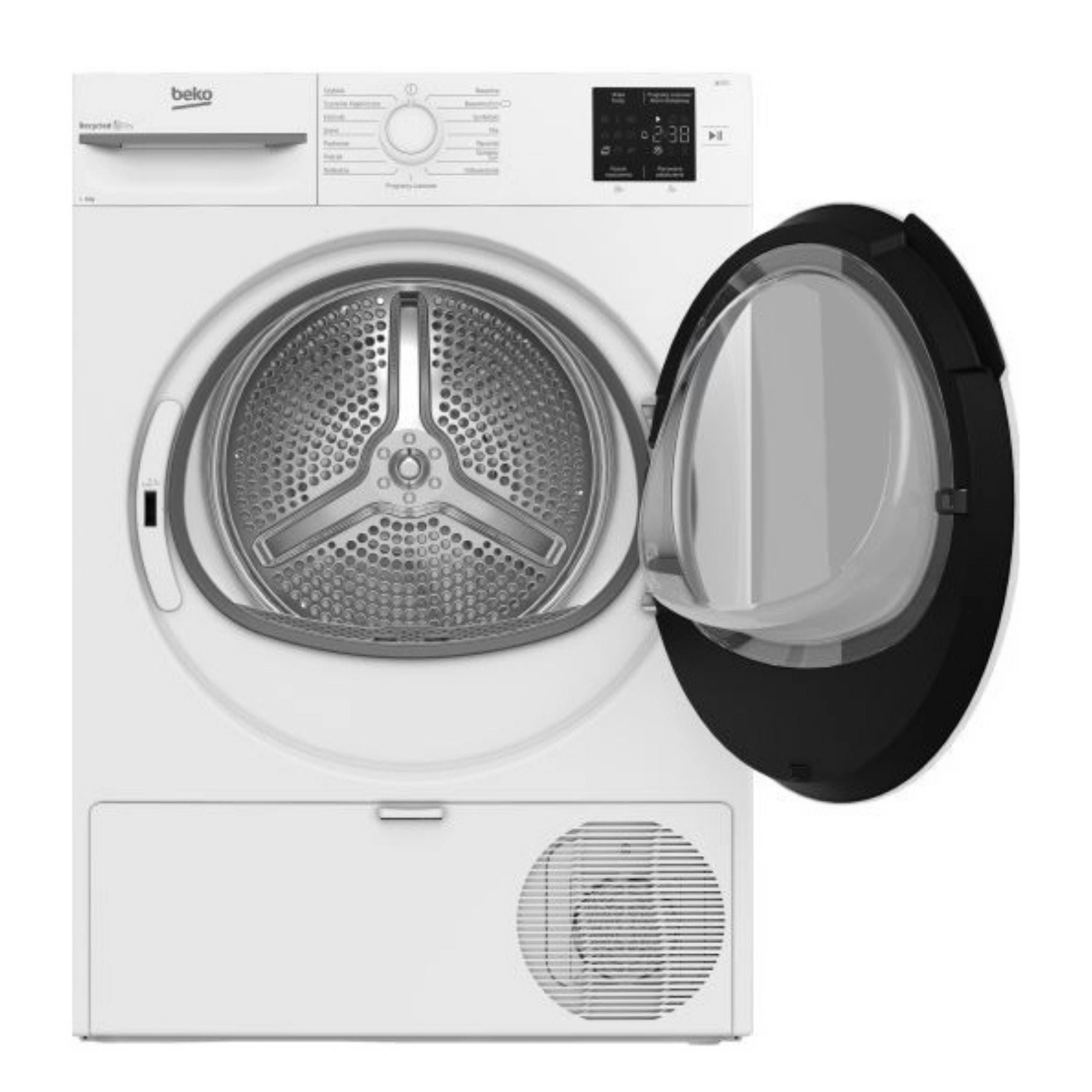 Suszarka Beko BM3T3820W z pompą ciepła - widok z boku