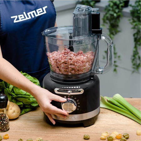 ROBOT KUCHENNY ZELMER ZFP9000B 2000W 3L BLENDER 1,75L AKCESORIA 6 TRYBÓW