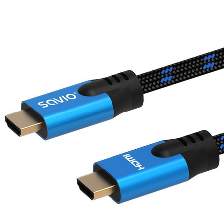 Kabel HDMI CL-142 Savio 1,8m V2.1 8K 60HZ 4K 120HZ HDR EARC OFC Oplot