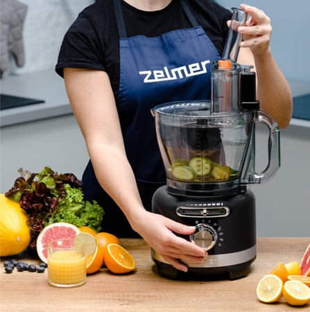 ROBOT KUCHENNY ZELMER ZFP9000B 2000W 3L BLENDER 1,75L AKCESORIA 6 TRYBÓW