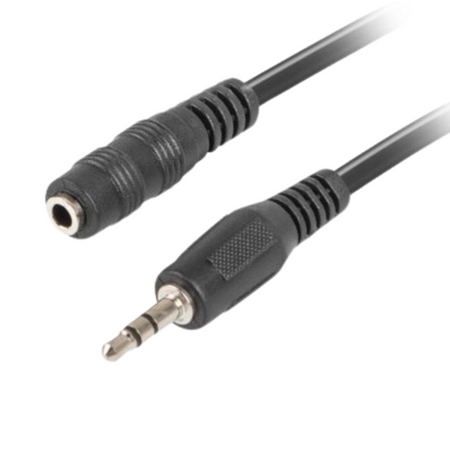 PRZEDŁUŻACZ AUX AUDIO JACK 3,5 MM LIBOX 1,5M CZARNY LB0120