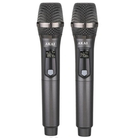 Mikrofony bezprzedowowe AKAI AMD-300 2 szt.
