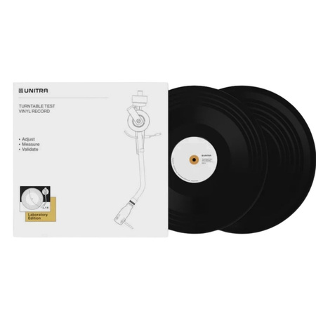 Płyta winylowa UNITRA do testów i kalibracji gramofonów Laboratory Edition WT-2