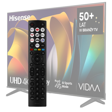 Telewizor LED Hisense 65A6N 65'' 4K HDMI 2.1 Smart TV USB WiFi Bluetooth