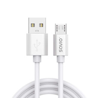 Kabel Savio Usb-A-Micro Usb 2A 3M Biały (1153937)