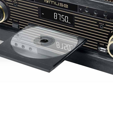 Mikrowieża z gramofonem Muse MT-115 W