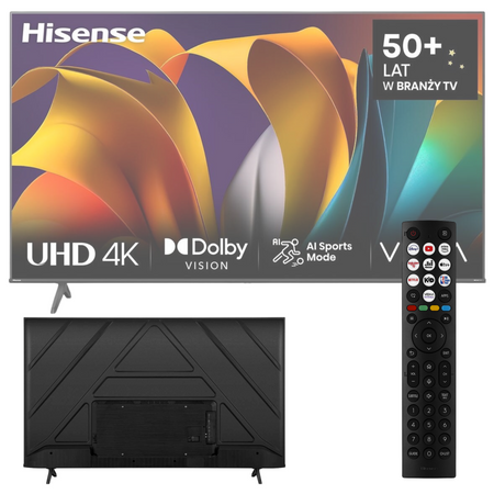 Telewizor LED Hisense 65A6N 65'' 4K HDMI 2.1 Smart TV USB WiFi Bluetooth