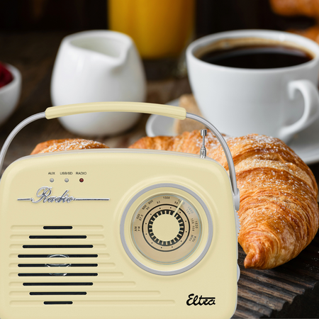 Radio Eltra Luiza waniliowa