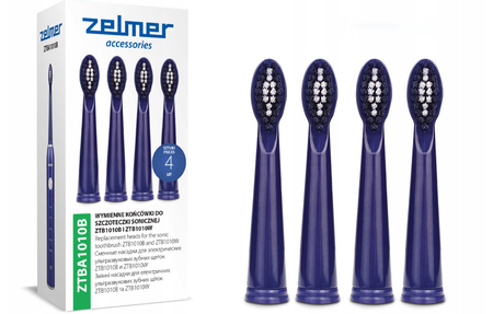 Końcówki do szczoteczki Zelmer ZTBA1010B 4 szt